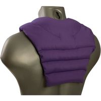 Coussin tour de cou compartimenté avec partie dorsale, violet, Coussin aux noyaux de cerises, Coussin de nuque, Coussin chaud pour
