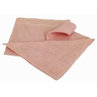 LINANDELLE - Lot de 3 serviettes invités coton éponge GUEST - Rose