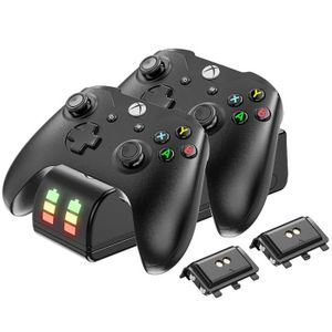 Chargeur pour manette Xbox Series XS - Station de charge double station  d'accueil compatible avec la manette Xbox Core, support de chargeur 