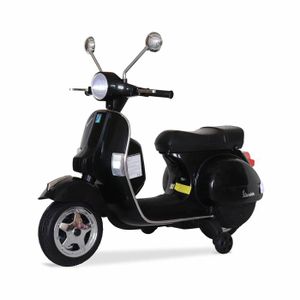 MOTO - SCOOTER Vespa noire PX150. scooter électrique pour enfants