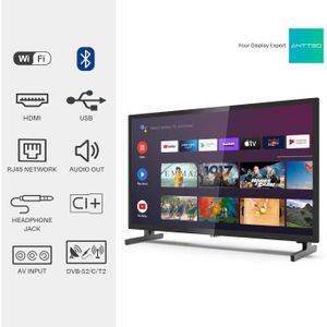 Téléviseur LED Antteq AG24N1C Android Smart TV 24 Pouces 61 cm av
