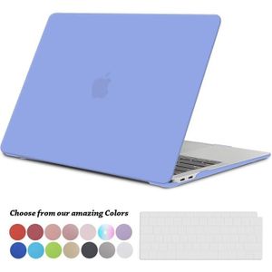 Étui Housse MacBook Air 13 Pouce Coque Modèle A1932 (Neuf 2018 Version)  Luxe Rétro Antichoc PU Cuir -Noir