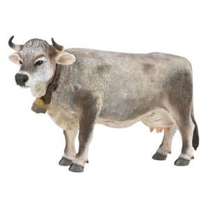 ROBOT - ANIMAL ANIMÉ Figurine - Collecta - Vache Alpine du Tyrol - Gris