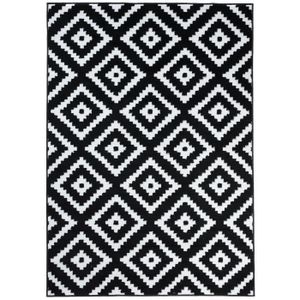 Tapis De Salon Noir Et Blanc Achat Vente Pas Cher