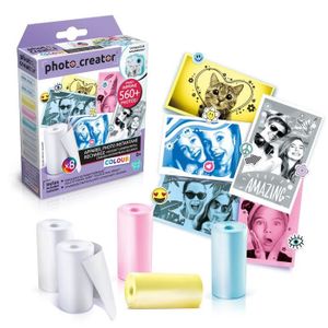 APPAREIL PHOTO ENFANT Canal Toys - Appareil Photo Instantané - Kit de Recharge avec Papiers Spéciaux de couleur - CLK 016