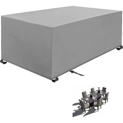 ZDLLDZ Housse Salon De Jardin Exterieur 160x150x100cm/LxWxH, 420D Oxford Tissu Impermeable Résistant à La Vent Pluie UV Housses Pour Tables De Jardin
