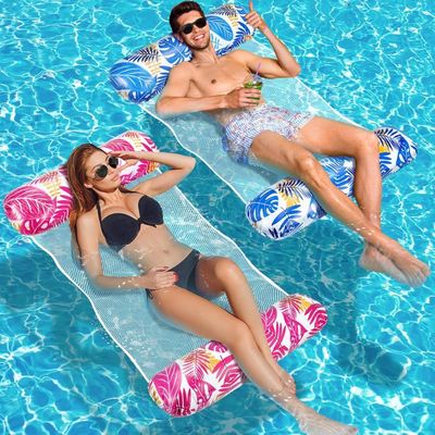 Set Flotteur Piscine Gonflable 3 Pièces – Hamac, Bouée Fruitée Et Ballon – Détente Fun Pour Adultes Et Enfants, Plage Ou Piscine