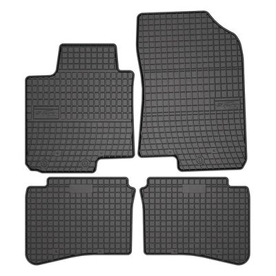 J&J AUTOMOTIVE Tapis De Sol Velours Noir Sur Mesure Peugeot 207 CC 2007-2014 – Logo Brodé, Antidérapant & Renforcé