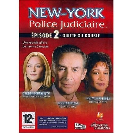 NewYork Police Judiciaire Episode II Cdiscount Jeux vidéo