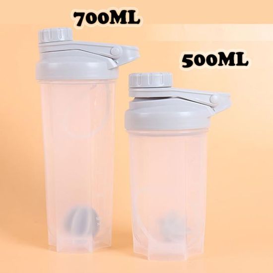 Shaker en poudre de protéines 500ml700ml,bouteille à café et lait