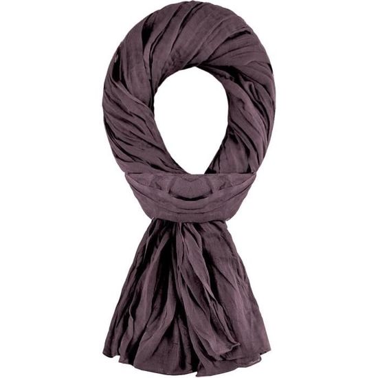Foulard Froissé Cache-cou Unisexe - Hiver & Mi-saison | Style Décontracté