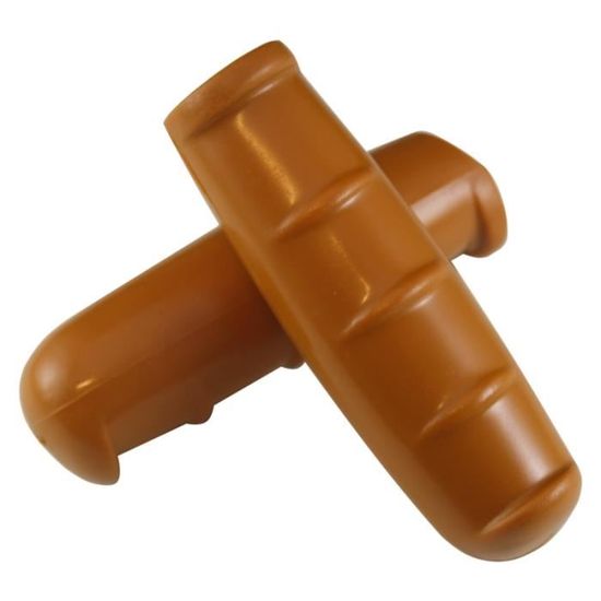 Paire De Poignées De Vélo Vintage Gris Marbré – 22.2 Mm X 100 Mm – Ville Rétro