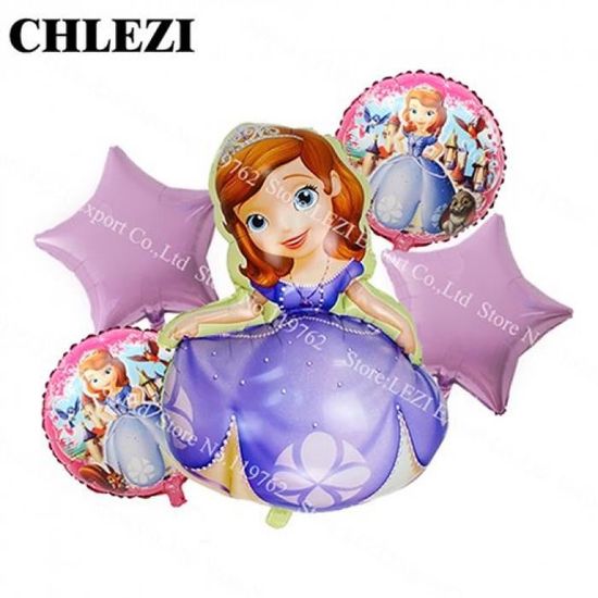 13 Pcs Lot Grande Princesse Sofia Theme Decor De Partie Helium Ballons D Anniversaire Mariage Parti Dot Latex Ballon Enfant Jouets Cdiscount Maison