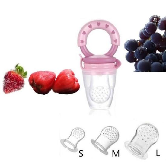 Tetine A Fruits 1 Sucette Bebe 3 Tetines Evolutives 3 A 24 Mois Anneau De Dentition Soulage Bebe Sans Bpa Latex Cdiscount Puericulture Eveil Bebe