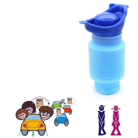 Color 1 set Pot de toilette Portable rétractable pour adulte et enfant,  urinoir de 750ml, bouteille de pipi p - Cdiscount Santé - Mieux vivre