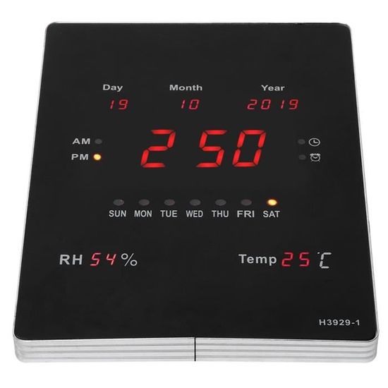 Horloge Calendrier LED Parlante Avec Température Aplós - Idéale Personnes Âgées Et Visuelles