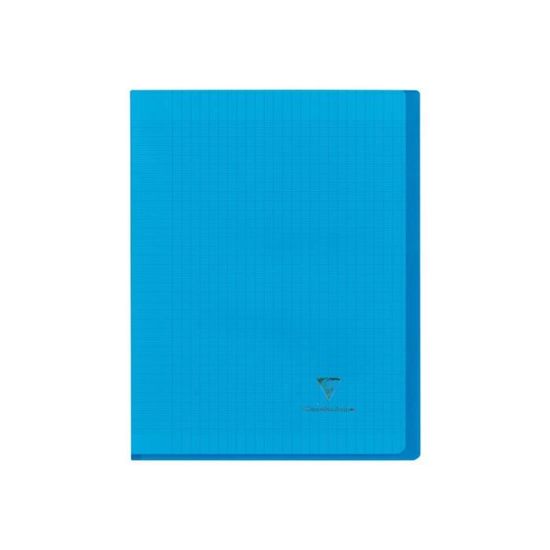 Clairefontaine Koverbook Cahier agrafé 240 x 320 mm 24 feuilles - 48 pages Seyès disponible en différents coloris polypropylène…