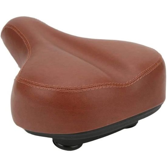 Selle De Vélo Bikeroo Confort Gel – Super Douce, Ressort, Pour VTT Ou Route, Noir-rouge