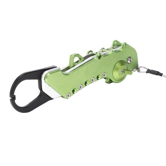 Pince Multifonction Pêche En Alliage Aluminium - Coupe-fil, Ouvre-anneaux, Léger 87g, étui Inclus - 7