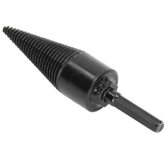 Cône De Forage Fendeur De Bois 50 Mm, Fendeur De Bois, Foret Fendeur De Bois, Foret Fendeur De Bois De Chauffage Avec 3 Poignées De Perçage, Fendeuse De Bois, Foret Fendeur De