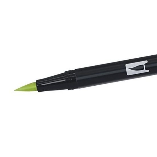 Feutre Pinceau Tombow ABT-636 Violet – Double Pointe – Encre à Base D’eau Aquarellable – Sans Odeur