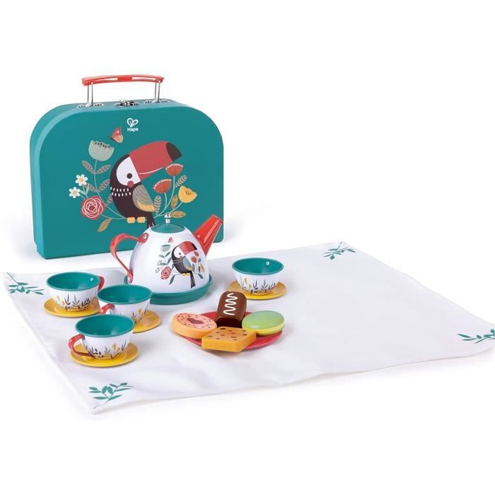 Hape Set Cuiseur Vapeur - pour Les Enfants de 3 Ans et Plus- Jeu d'Imitation Interactif Cuisine, Cocotte-Minute Interactive avec 14 Ingrédients (Tomate, Oignon, Poivron...) - Facile à Utiliser