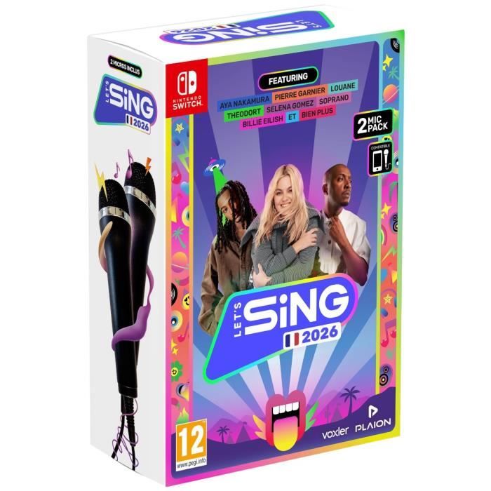Let' Sing 2026 2 Mic Pack - vue 2