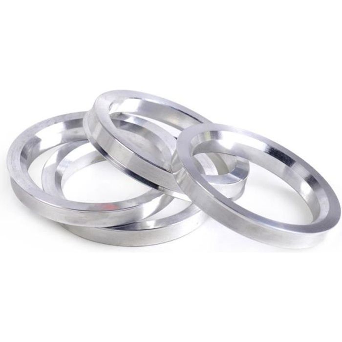 4 Bagues de centrage Alu - Ext 73.1- Int 65.1 - Aluminium - ADNAuto - ADN-BALU731651