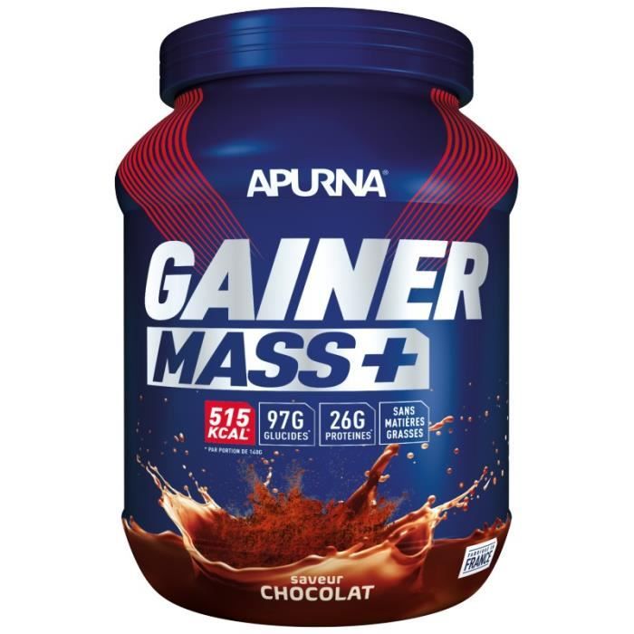Apurna Gainer Mass Plus Chocolat 1100g