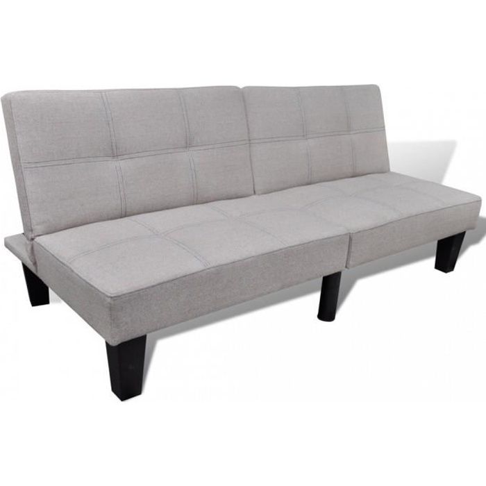 Canapes-lits Canape-lit convertible blanc chaud