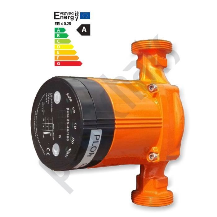 Circulateur BET 25 – 60 / 180 pour chauffage central