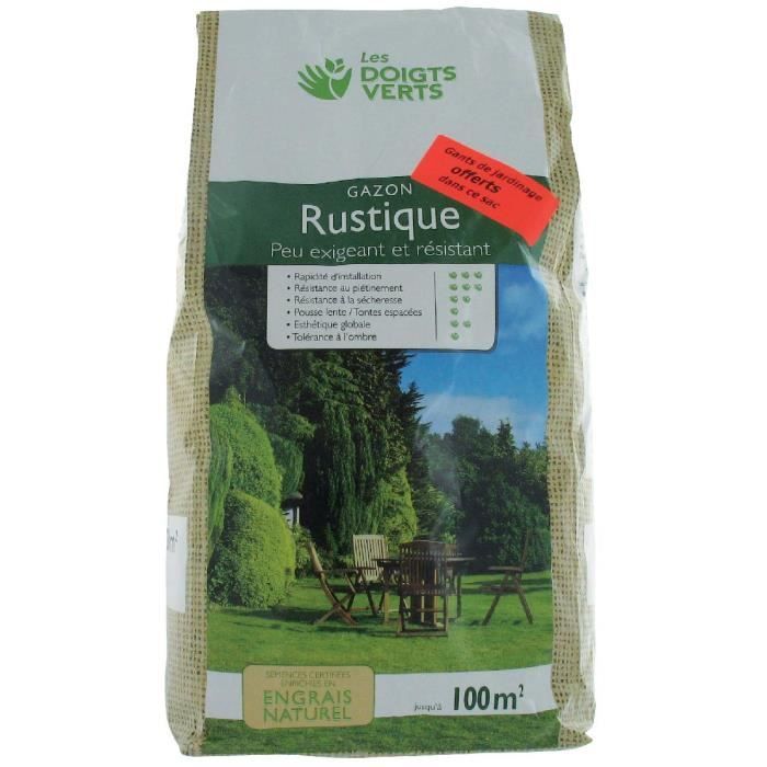 Gazon rustique