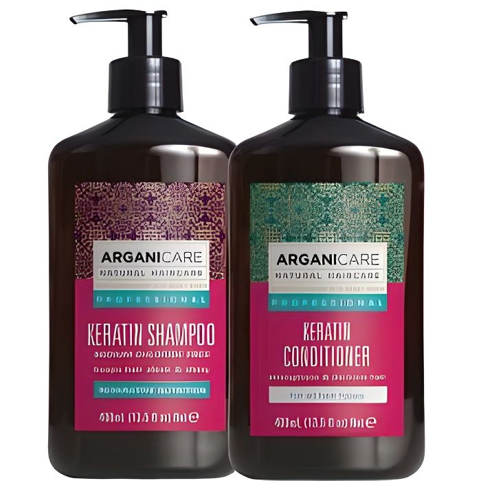 Duo Keratin Tous Types de Cheveux Arganicare
