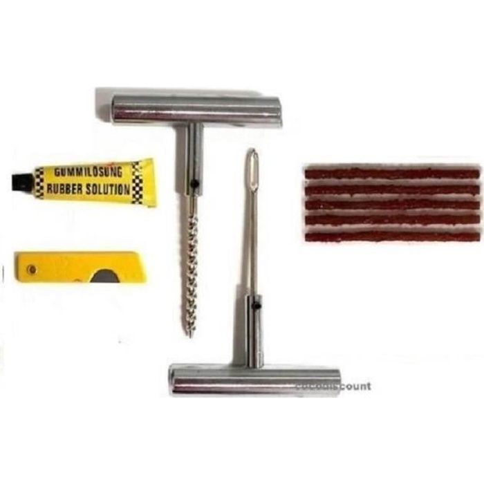 Kit réparation crevaison pneu pro +5 mèches neuf