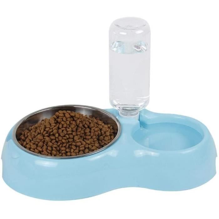 bdxka Gamelles pour Chiens Distributeur de Nourriture pour Chats Boîte en Plastique pour biberon pour Chiots Gamelle Dur 10039