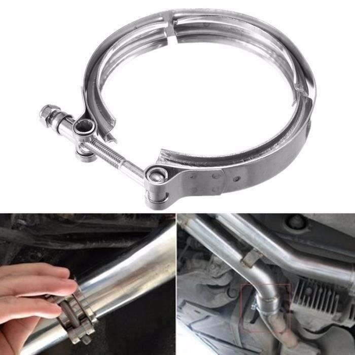 4 - Universel Turbo Tuyau D'échappement V-Band Downpipe Clamp Bride Pince Inox Aw31098