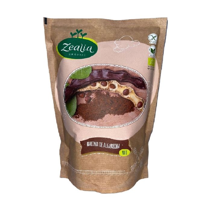 Zealia+Farine de caroube biologique sans gluten 500 g