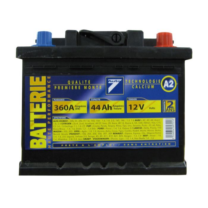 Batterie 12V 44AH 360A (EN) : Auto7
