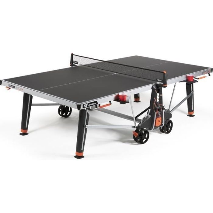 Table de ping-pong d'extérieur 600X Outdoor - Plateau Noir - Cornilleau