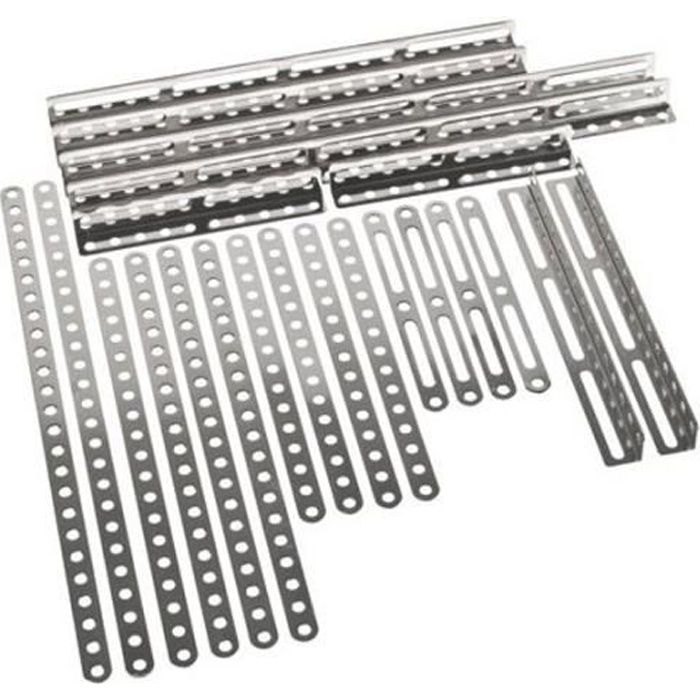 Set complémentaire pour construction mécanique : Set de barres métal