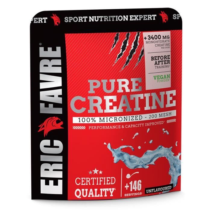 Pure Creatine 500g 100% Micronized Eric Favre - 146 services