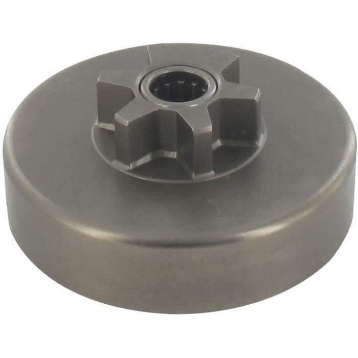Pignon étoile 3/8 lp - 6 dents adaptable pour tronçonneuse HOMELITE modèles xl mini, slx mini ao, 5240, 200, xl100, xl101, xl,xl2, S
