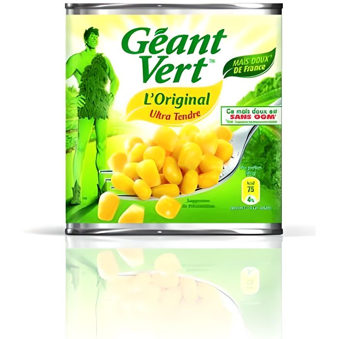 Maïs extra tendre Géant Vert - 285g