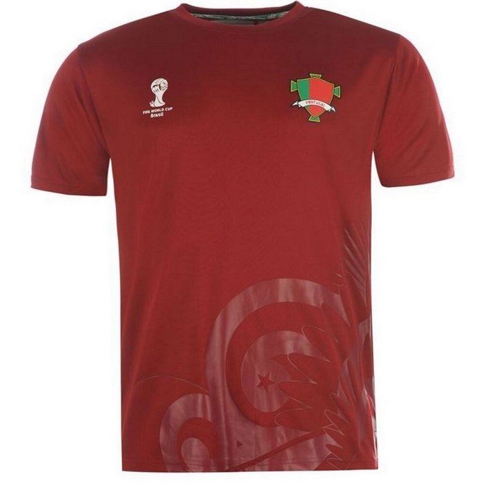 Tee Shirt officiel Homme Fifa Coupe du Monde 2014 Portugal