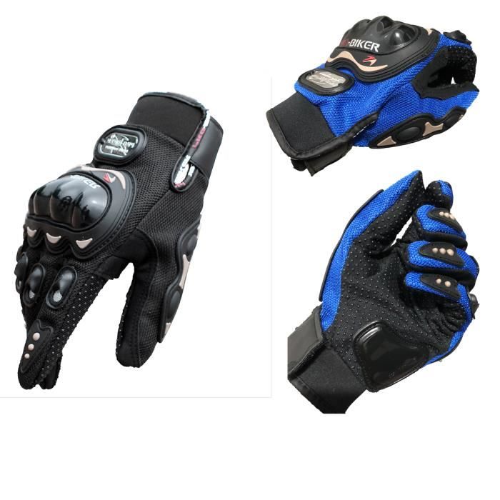 Paire de Gants Moto - Taille M - Noir - Hors Route Moto Gants - Gants de Course
