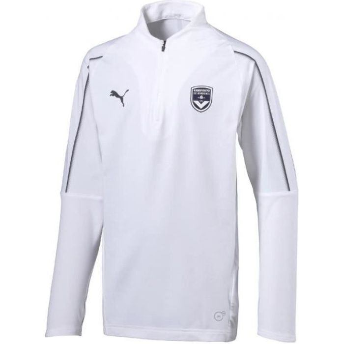 Veste junior Girondins de Bordeaux 1/4 zip 2018/2019
