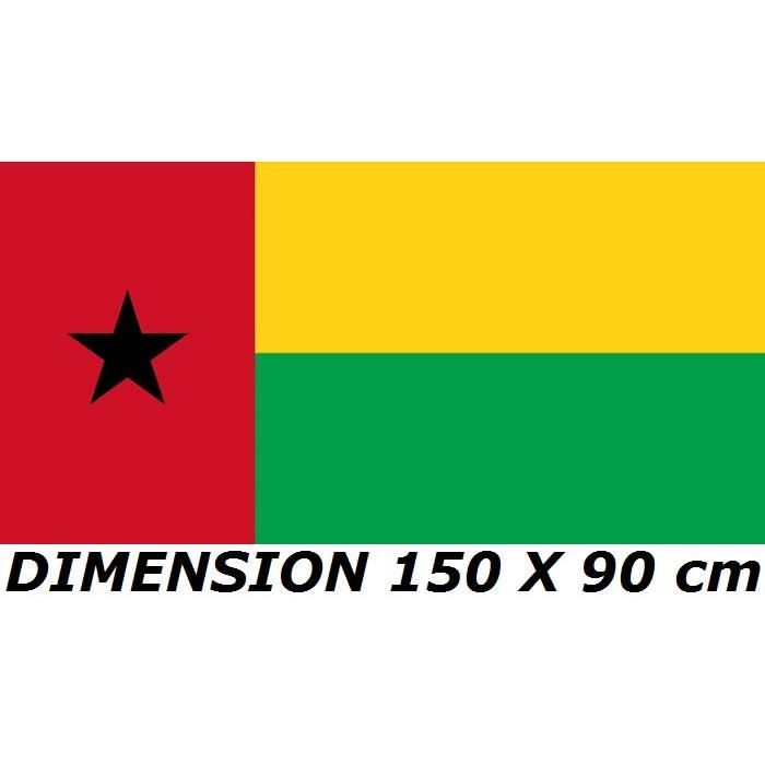 DRAPEAU 150 X 90 cm GUINEE BISSAU GUINEEN No maillot écharpe fanion casquette ...