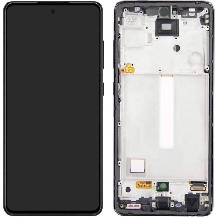 Bloc Complet Galaxy A52 et A52s Écran LCD Vitre Tactile Original Samsung noir Noir