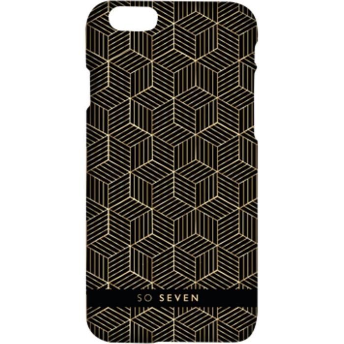 SO SEVEN Coque MIGNIGHT MOTIF ART DECO OR APPLE IPHONE 7