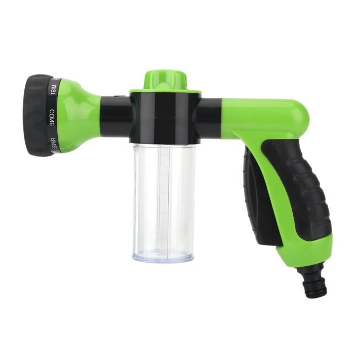 TMISHION lave-auto Rondelle d'outil de nettoyage de pistolet à eau de mousse de lavage de voiture à haute pression 6m vert